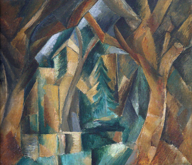 George Braque-Parco a Carrieres-Saint-Denis,1909;OLIO SU TELA