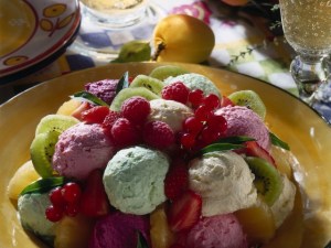 gelato frutta mista