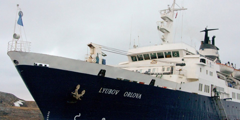Cruise North Expedition Ship, Lyubov Orlova, Northwest Passage, Nunavut, Arctic Canada. (Photo by Education Images/UIG via Getty Images)