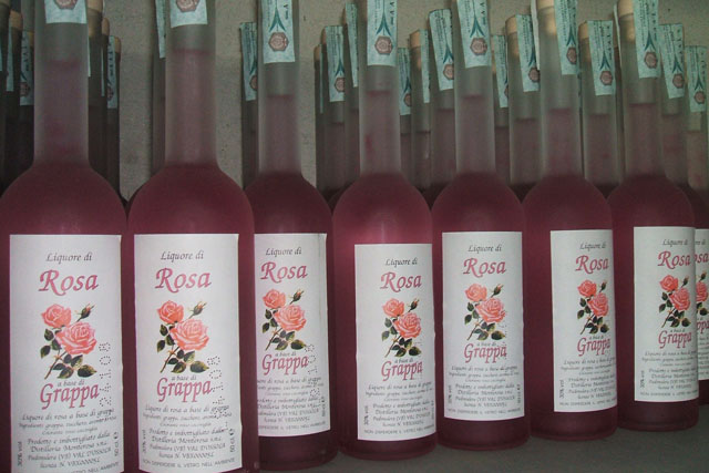 grappa alla rosa