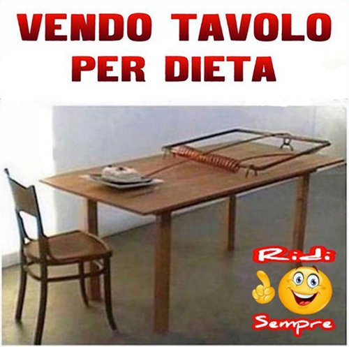 tavolo per dieta