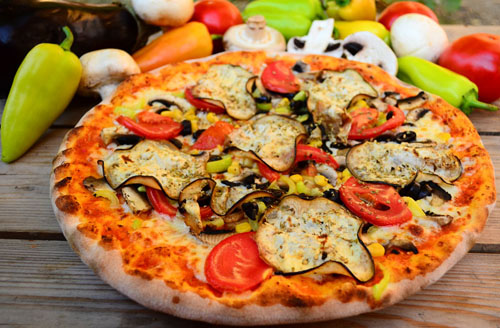 pizza vegetariana