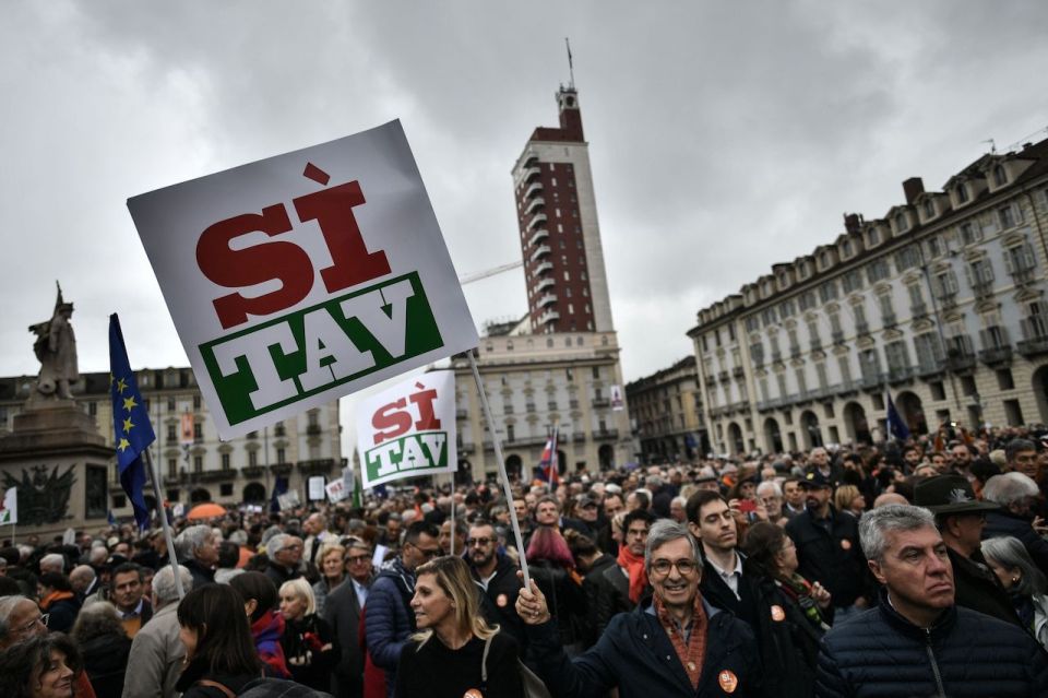 ITALY-ECONOMY-SOCIAL-TRANSPORT-TAV-DEMO